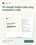 Scam-Proof: 50 Simple Ways to Protect Your Money & Identity